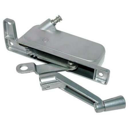 BARTON KRAMER Silver Aluminum Left Awning Window Operator for Stanley-C & E 5496112